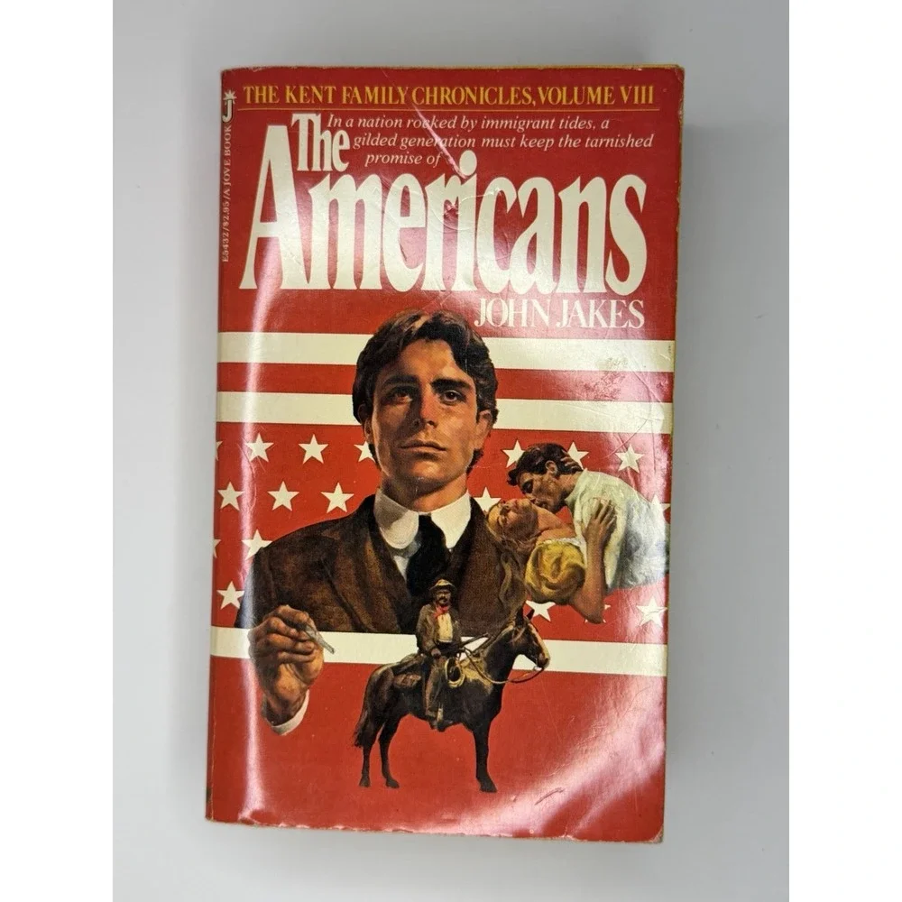 The Americans John Jakes Paperback Jove Kent Family Chronicles vintage 1980